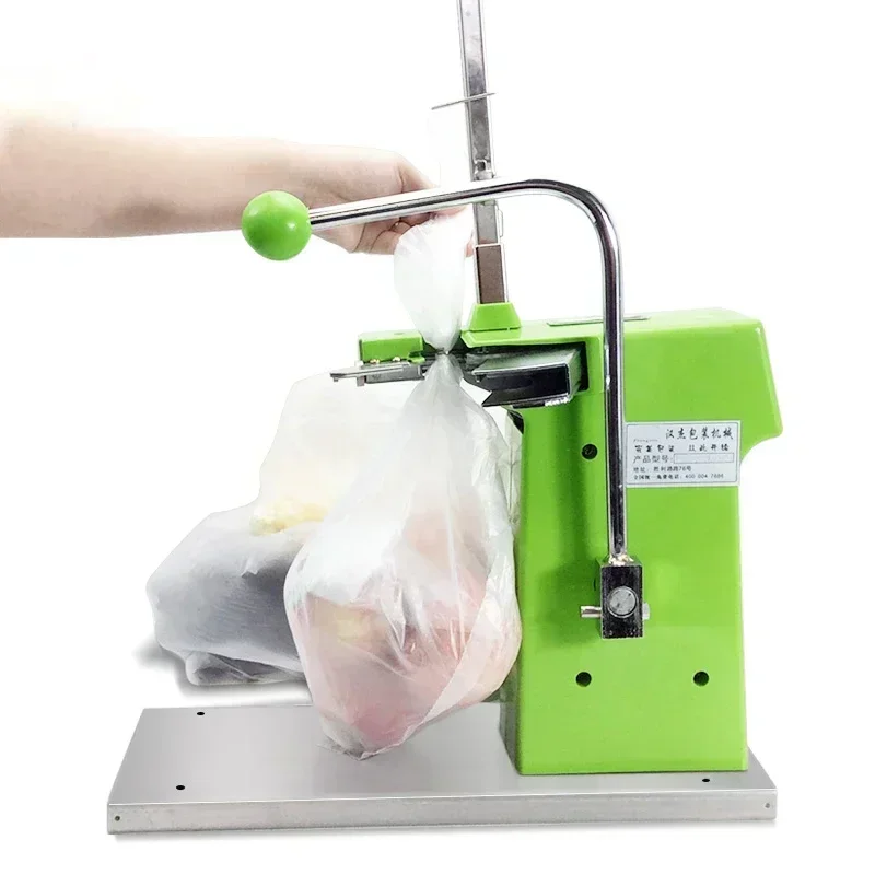 711 Type Mouth Binding Machine supermarket special aluminum nail sealing plastic bag automatic fruit binding packaging sealing