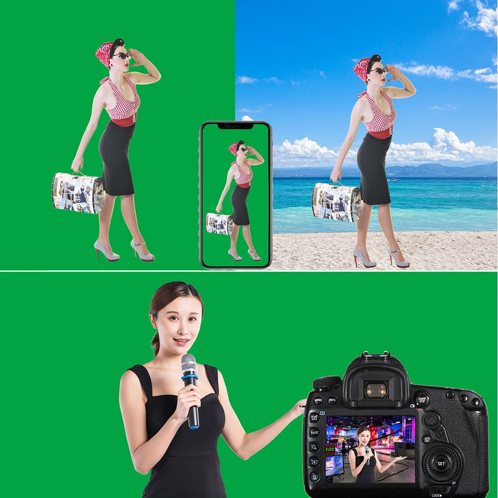 

Green Background Cloth Photography Backdrop Wedding Backdrops for Photoshoot Decorate Greenery