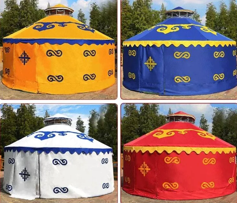 Wodoodporny, glamping Luksusowy namiot z jurta mongolskiego