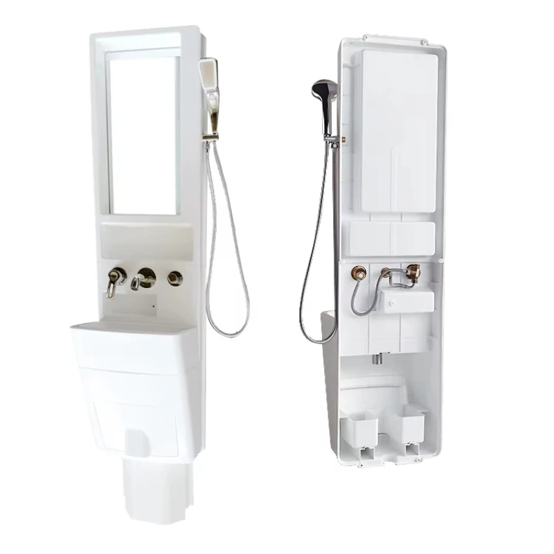 Factory Outlet Caravana Camper Pequeño apartamento, ahorro de espacio, ducha multifunción, lavabo, mueble de tocador de baño RV