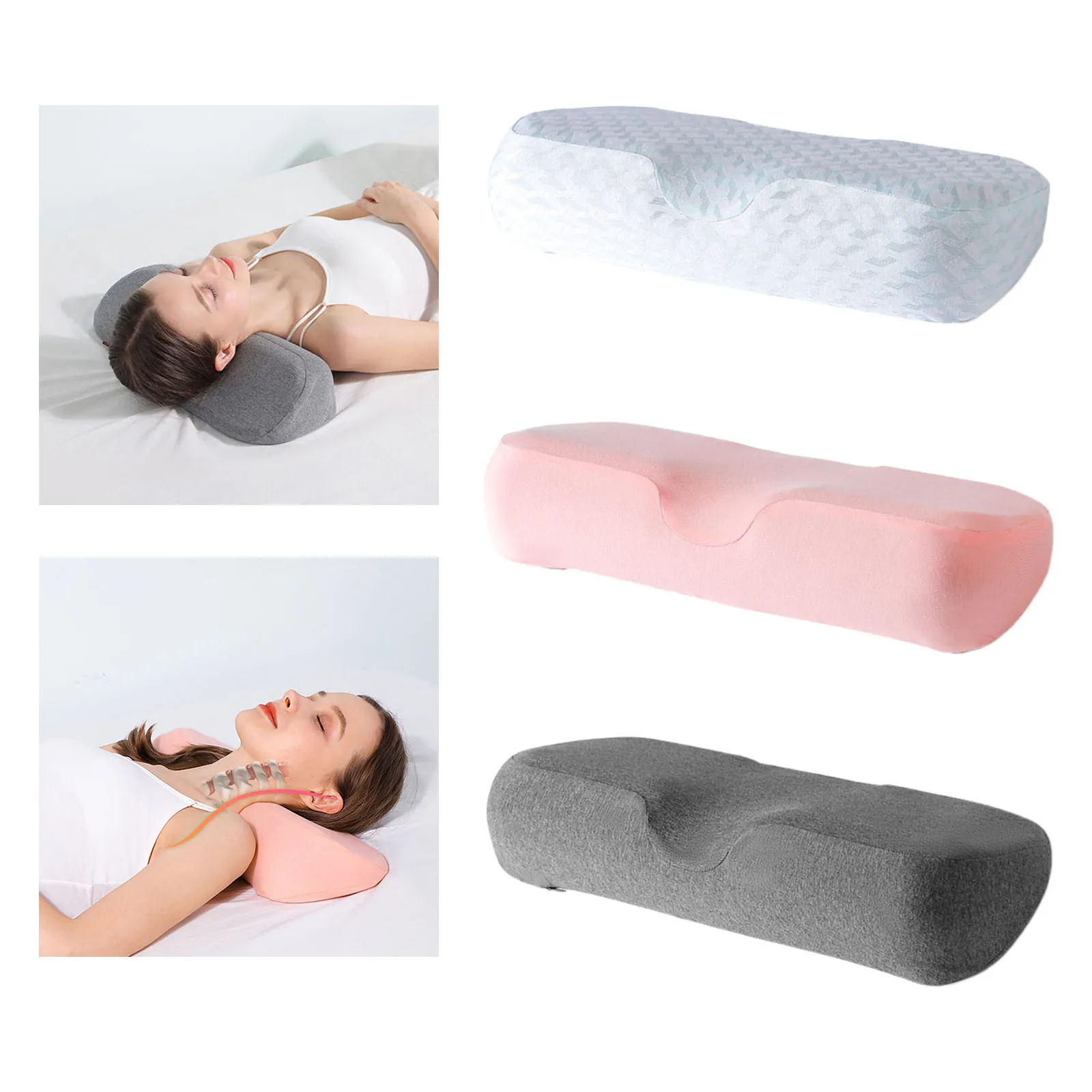 

Cervical Pillow Memory Foam for Orthopedic Stomach Sleepers Stress