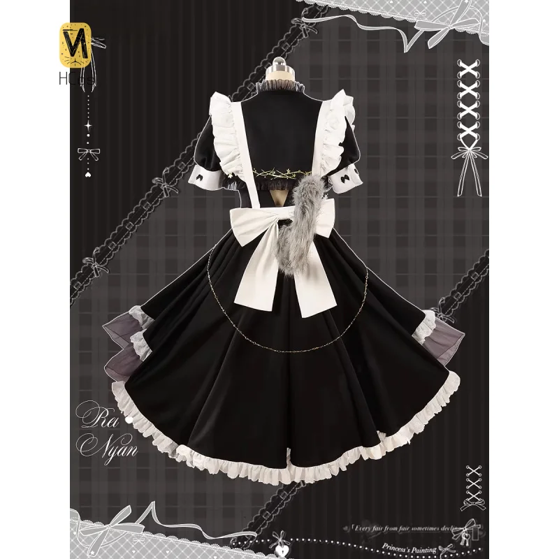 

HCos Carnival Blade Cosplay Costume Women Lolita Dress With Hat Halloween Carnival Uniform Anime Clothing Party Suit