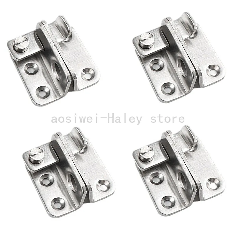 

Free Punching Wardrobe Door Bolt Latch Drawer Lock Safety Stainless Steel Waterproof Anti-violence Door Bolt Left / Right