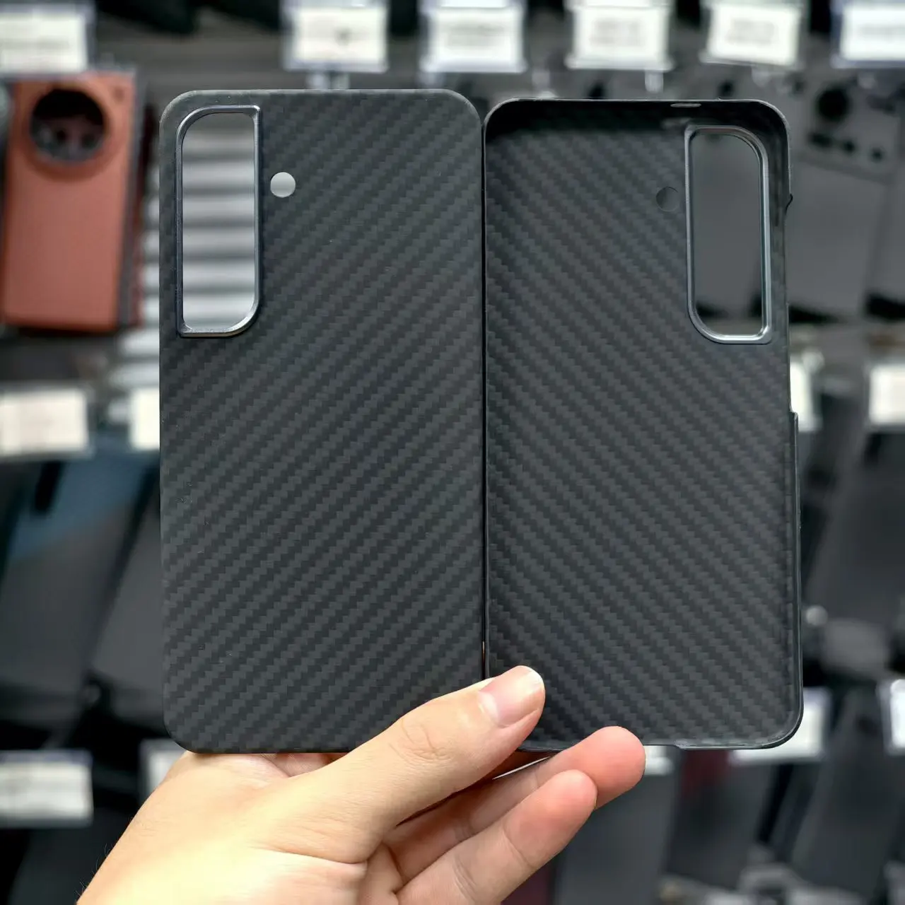 

Карбон для Samsung S25, чехлы для телефонов из углеродного волокна, защитные чехлы s25, ультратонкие чехлы S25, легкий защитный чехол