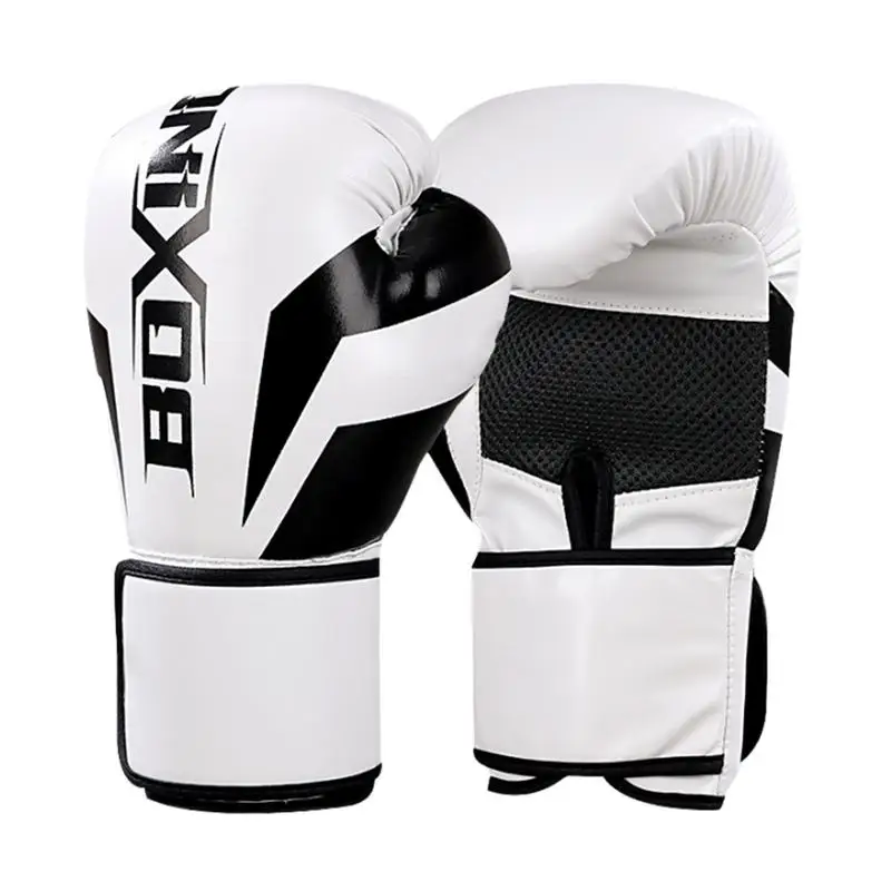 1 Pair Pro Boxing Gloves For Women Men Sanda Training Sandbags Muay Thai Combat Fight Adults Kickboxing Gloves