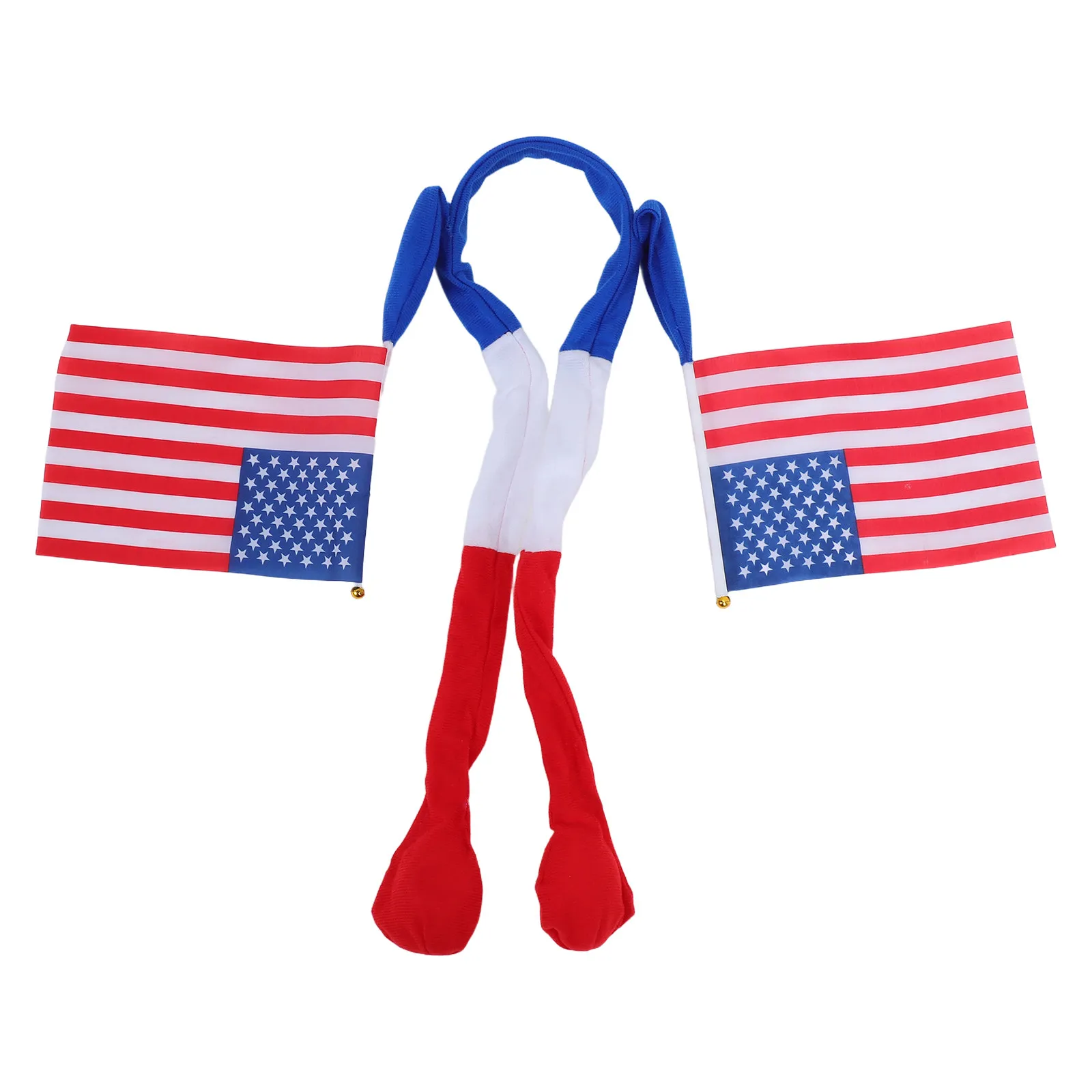 

Патриотическая повязка на голову в стиле США ко Дню независимости, аксессуар для волос, удобный для ношения в течение всего дня, праздничное украшение для костюма для женщин