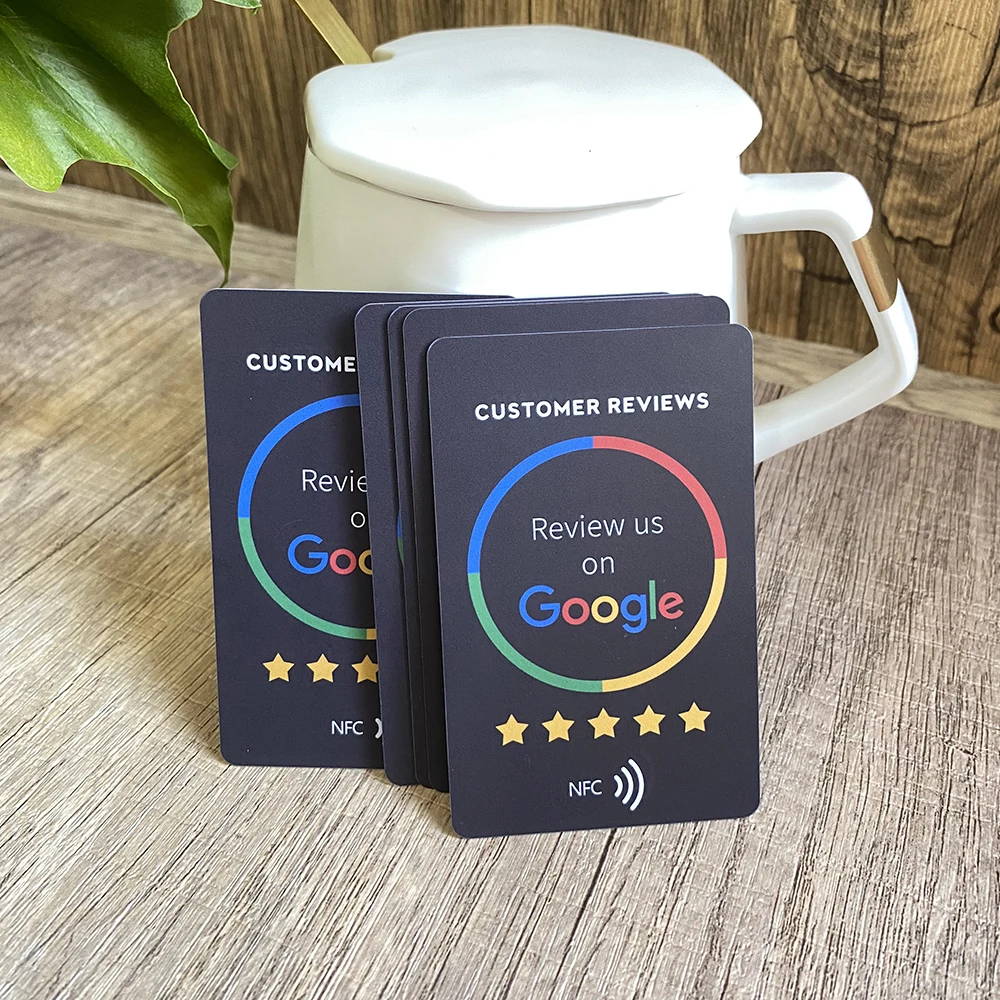 

Reusable Review Tap Card Google Reviews Tap NFC Sticker - Review Us on Google Trustpilot Tripadvisor Yelp Tap Card Tag