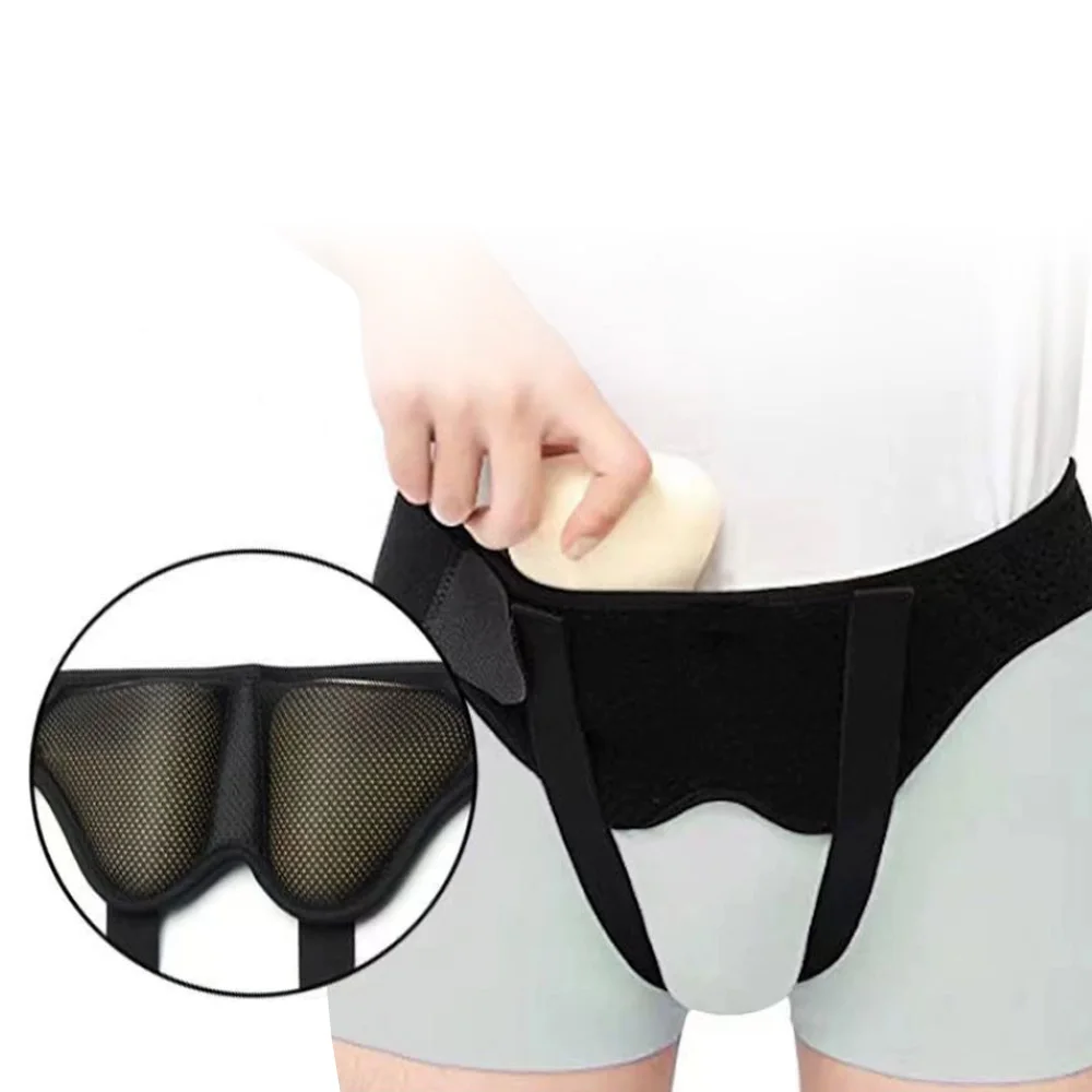 

Пояс для грижа, ферма, поддержка паховой спортивной грыжи, облегчение боли, восстановительный ремень, дышащие ремни с 2 съемными компрессионными подушечками