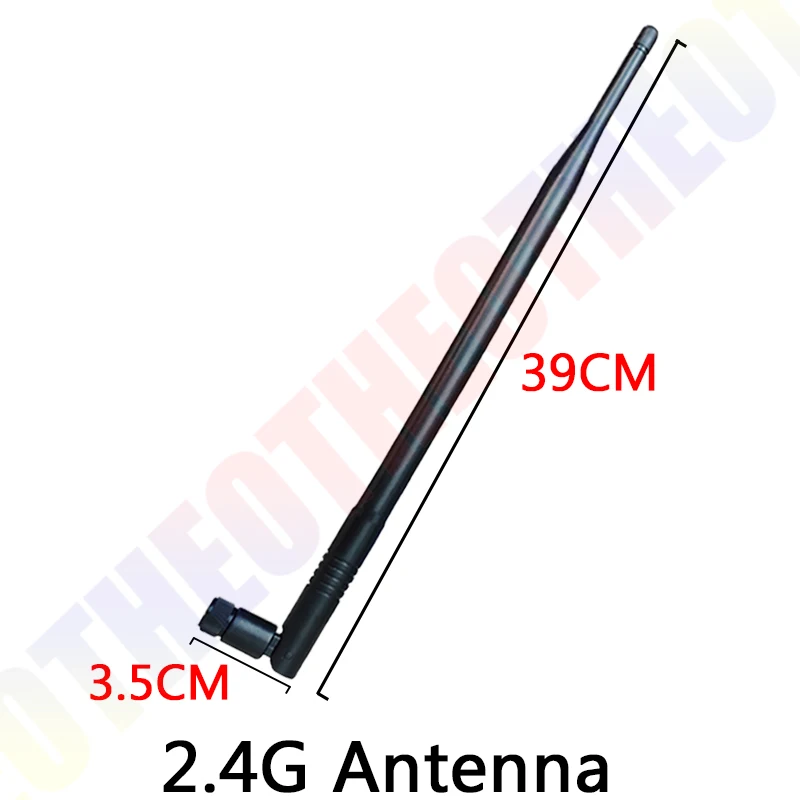 ขั้วต่อเสาอากาศ SMA ตัวผู้2.4กิกะเฮิร์ตซ์12dB สายต่อขยายสัญญาณไวไฟ2.4กรัมสำหรับเครือข่ายสมาร์ทโฮมไร้สาย