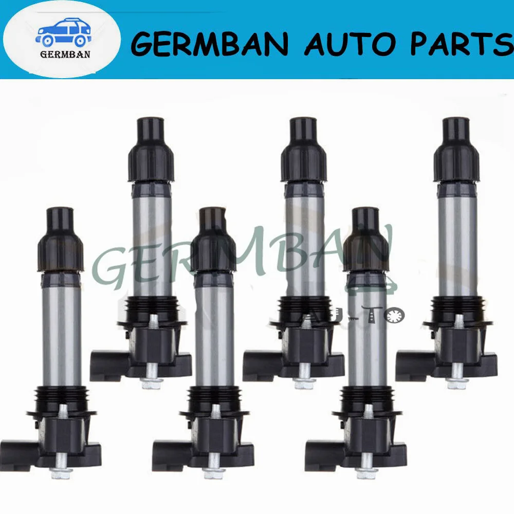 33400-78J01 33400-78J02 6Pcs Ignition Coil For GMC Acadia Terrain Canyon 3.6L 3.0L 2010-2017 UF569 2007 12632479