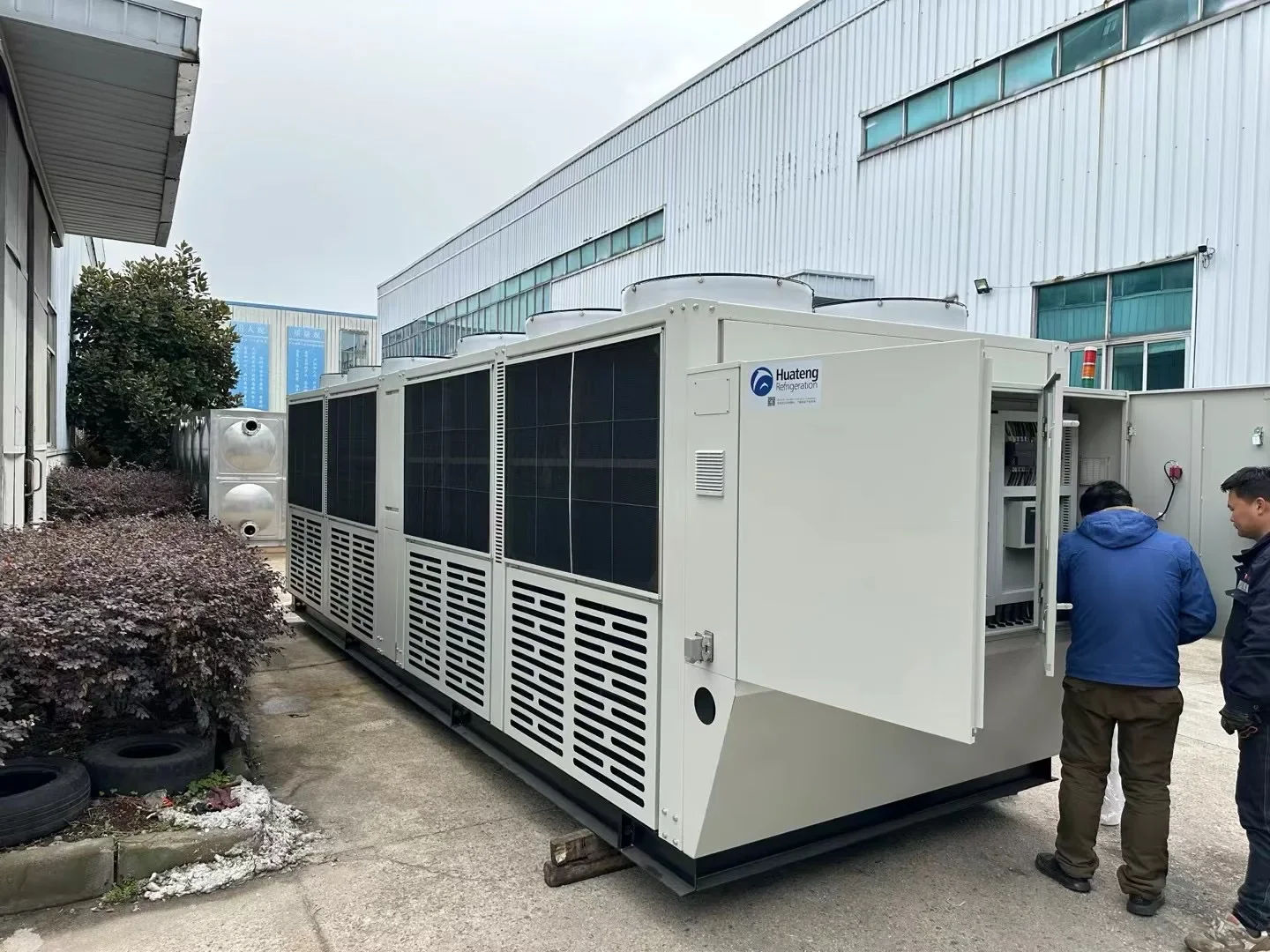 30Ton ~450 Ton Industrial Air Cooled Screw Type Water Chiller System Cooling System /chilling Equipment