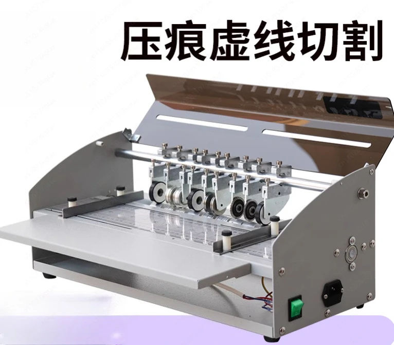 

indentation machine electric dotted line indentation flip line spine line cover business card fold crease