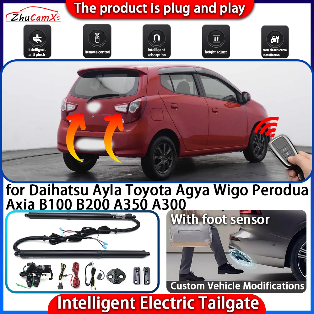 Smart Powered Tailgate for Daihatsu Ayla Toyota Agya Wigo Perodua Axia B100 B200 A350 A300 Automatic Intelligent Trunk Lift Kit