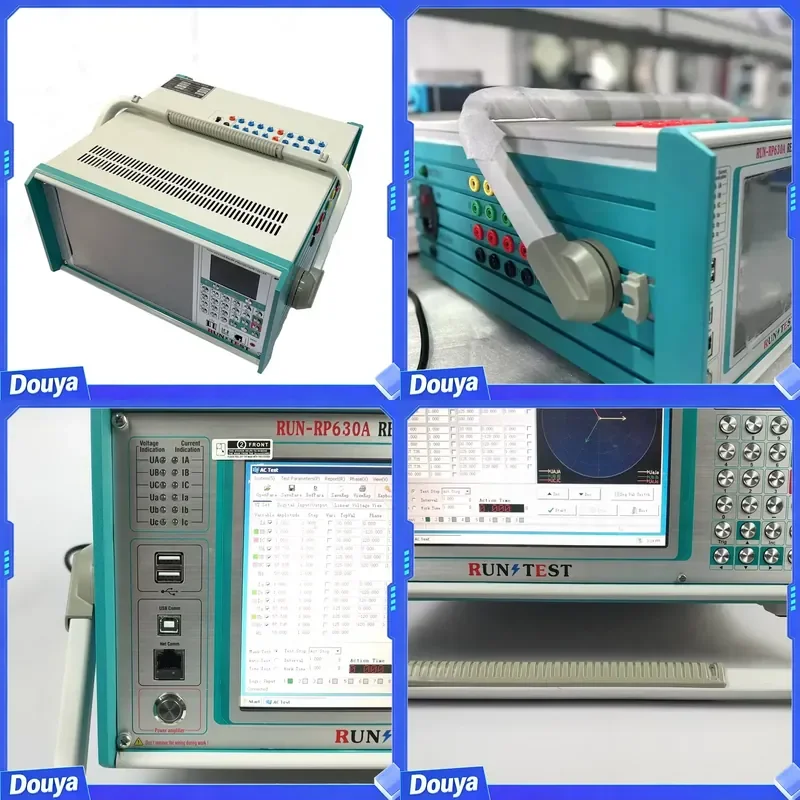 Hot Selling High Accuracy IP65 Protection Automatic 6 Phase Relay Protection Tester Secondary for Kit 1 Year