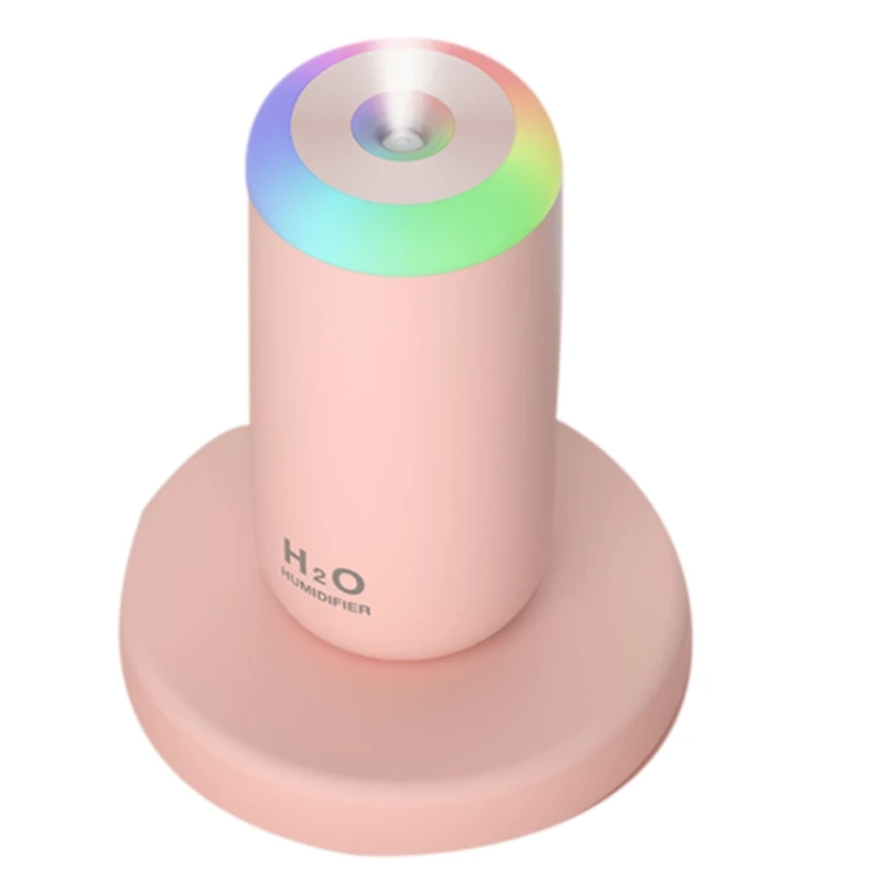 350Ml Large Capacity Air Humidifier USB Rechargeable Wireless Ultrasonic Aroma Water Mist Diffuser Light