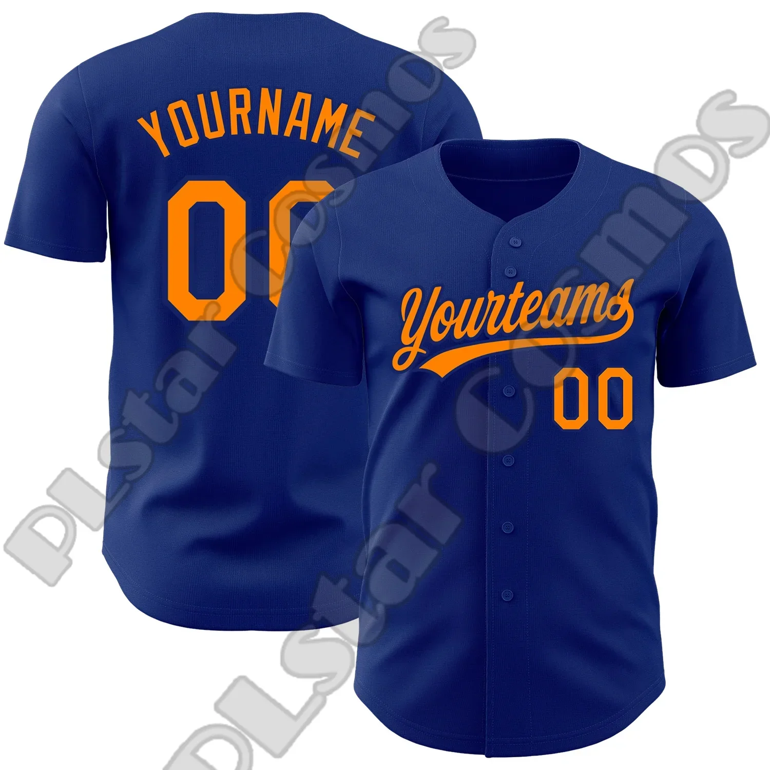 

Custom Name Team Player Logo Sportswear Streetwear Colorful Retro 3DPrint Summer Casual Harajuku Funny Baseball Shirts Jersey X2