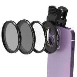 Knightx Lens Cpl Ster Variabele Nd Close Up Filter Macro Telefoon Lens Super Hoek Voor Iphone 13 12 11 Pro samsung Xiaomi Huawei