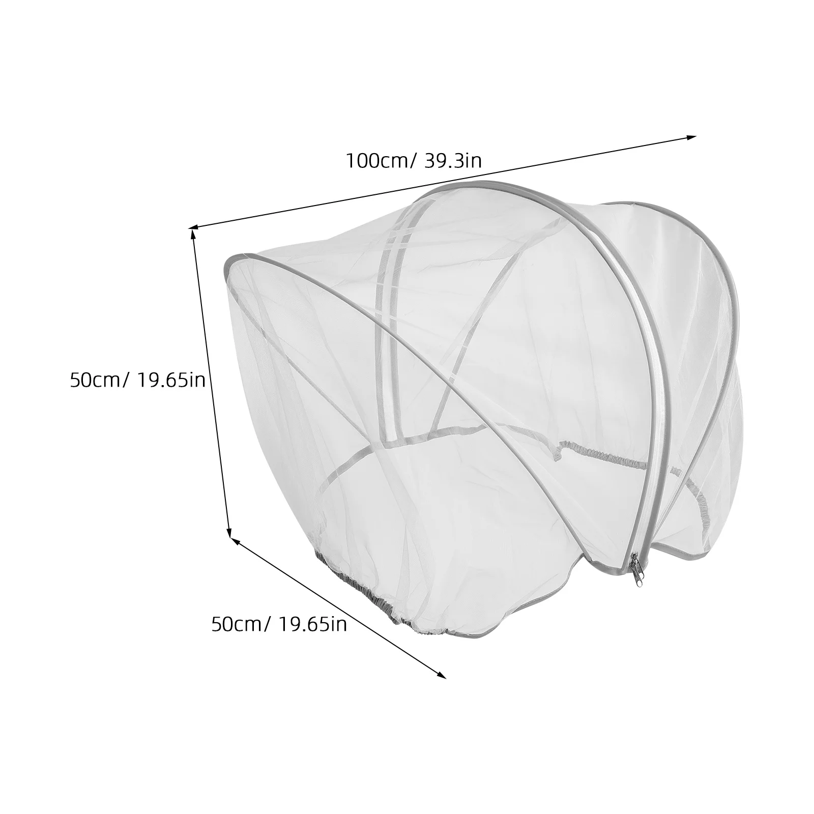 خيمة سرير بمظلة بسحاب مناسبة للسفر وشبكة قابلة للتنفس لحديثي الولادة وآمنة ومحمولة وخفيفة الوزن وقابلة للطي