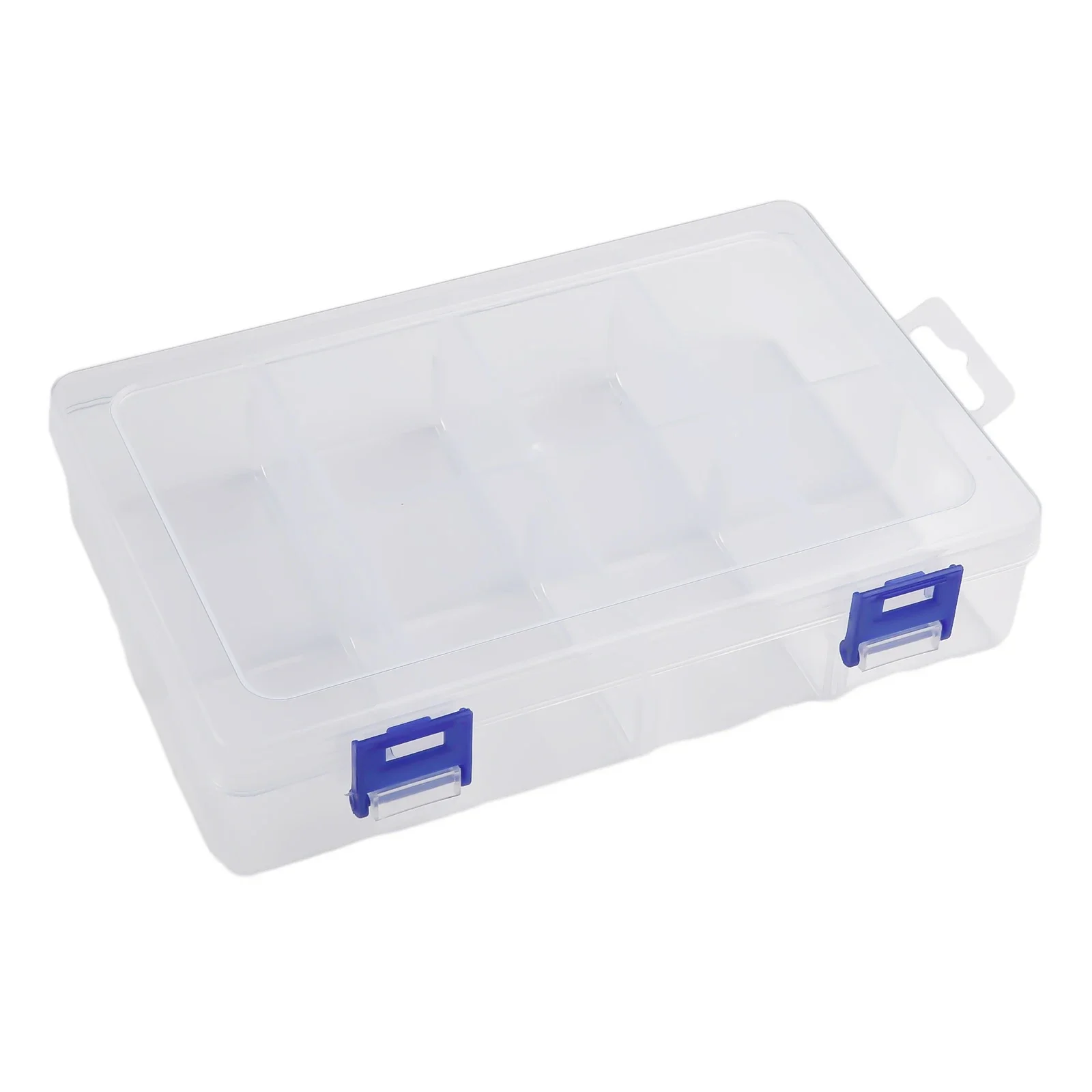 Container Storage Box 8 Grids Compartment Display Organizer Dustproof Jewelry Organizer Organizer Boxes Storage Box Earring Bead