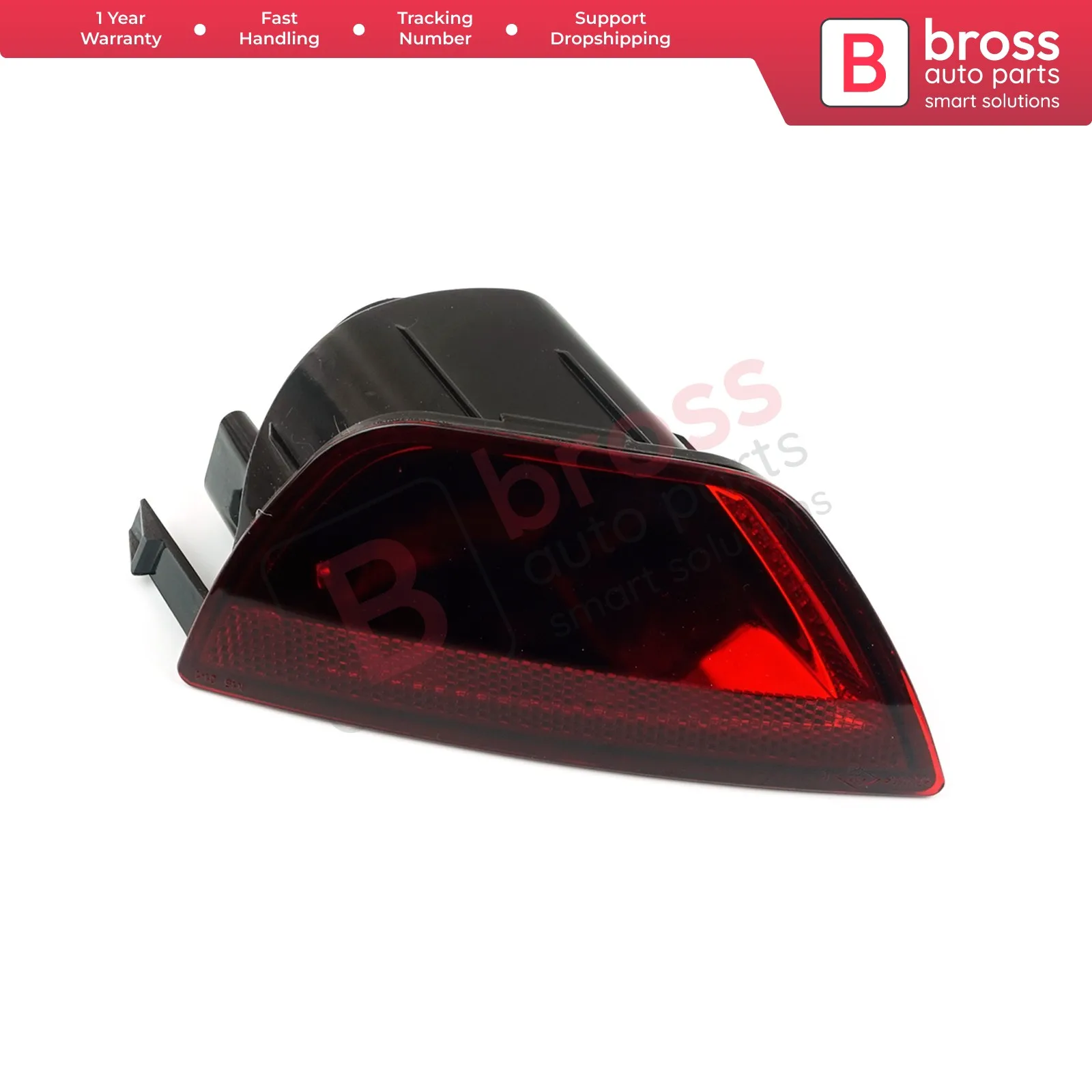 

BSP986-2 Rear Bumper Tail Fog End Light Lamp Lens Reflector Right Side 265600010R for Renault Megane 3 4/5 Door Made in Turkey