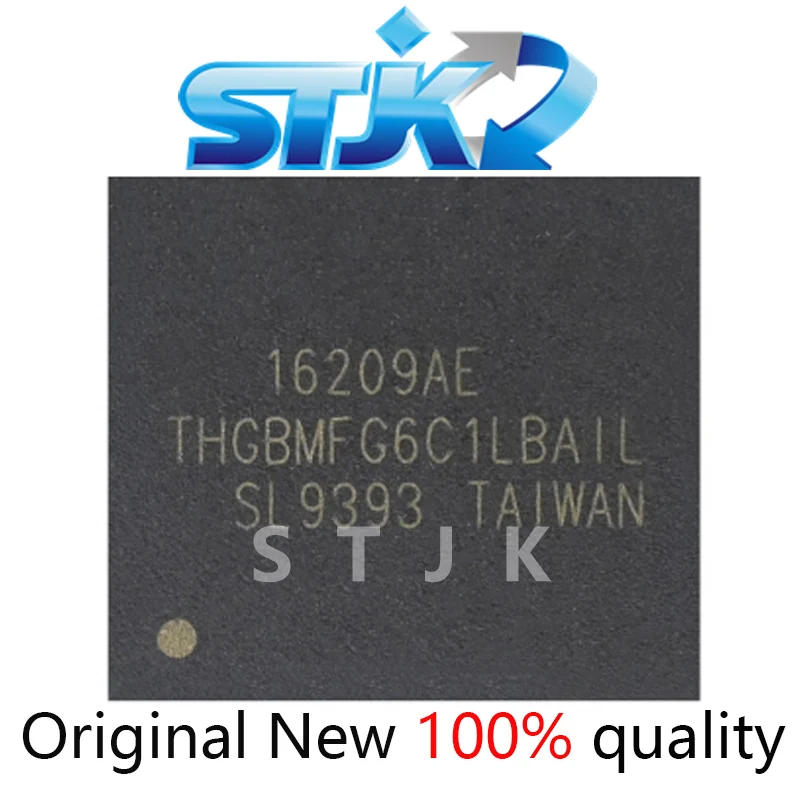 THGBMFG6C1LBAIL BGA153 EMMC 8GB FLASH Version 5.0 Memory chip