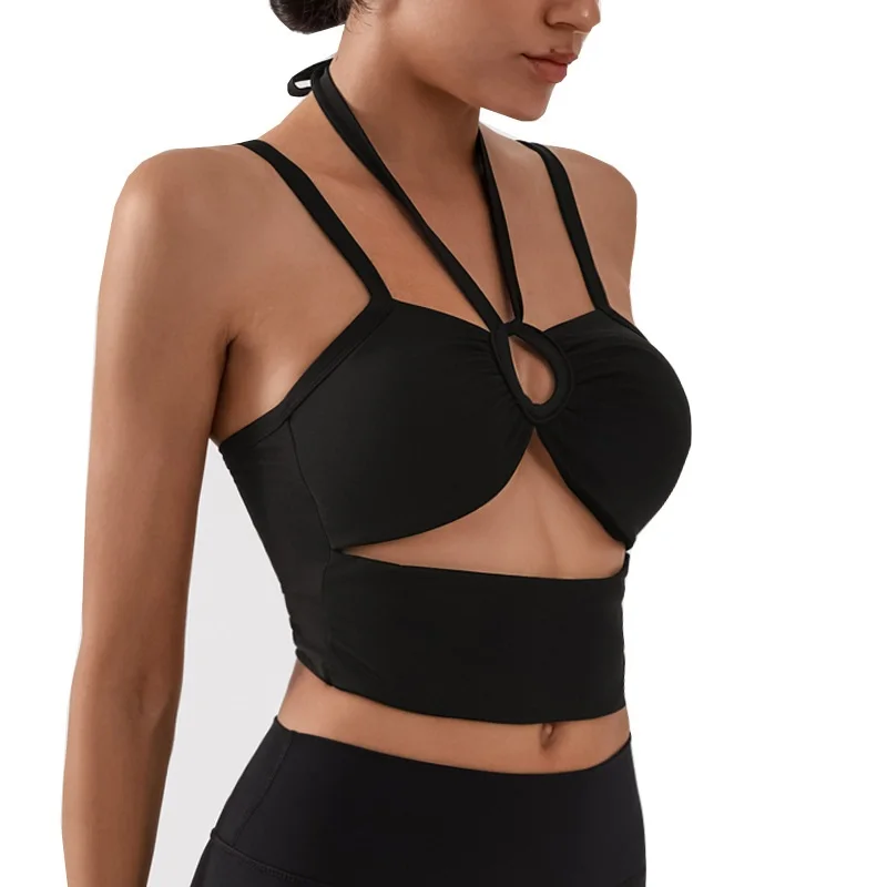 Sportovní podprsenka Cloud Rise Orange pro dívky, tělocvičnu, jógu, krátký top, ženy, cvičení, fitness, spodní prádlo, tréninkové vesty, trička, běhání, sportovní oblečení - náhled 4