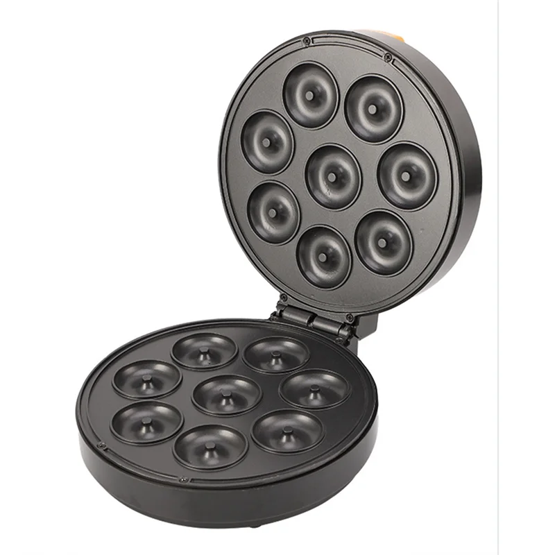 

ABTC-1 шт., электрическая машина для приготовления пончиков, 1400 Вт, портативная машина для приготовления завтрака, закусок, десертов для детей, 8 пончиков с антипригарным покрытием, кухня, США Pl