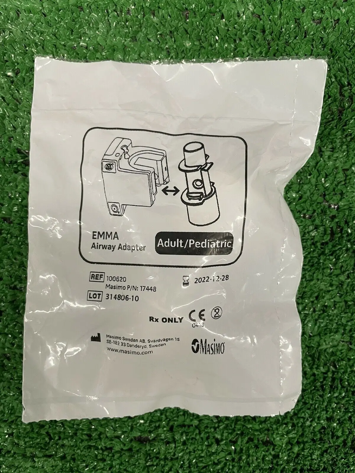 17448 EMMA محول مجرى الهواء للبالغين/الأطفال أصلي