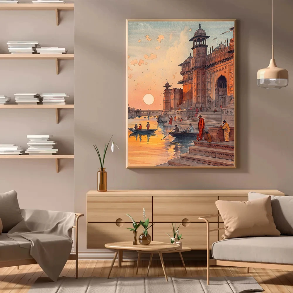 Винтажный древний индийский жи – обзор и цена Home Decor Varanasi