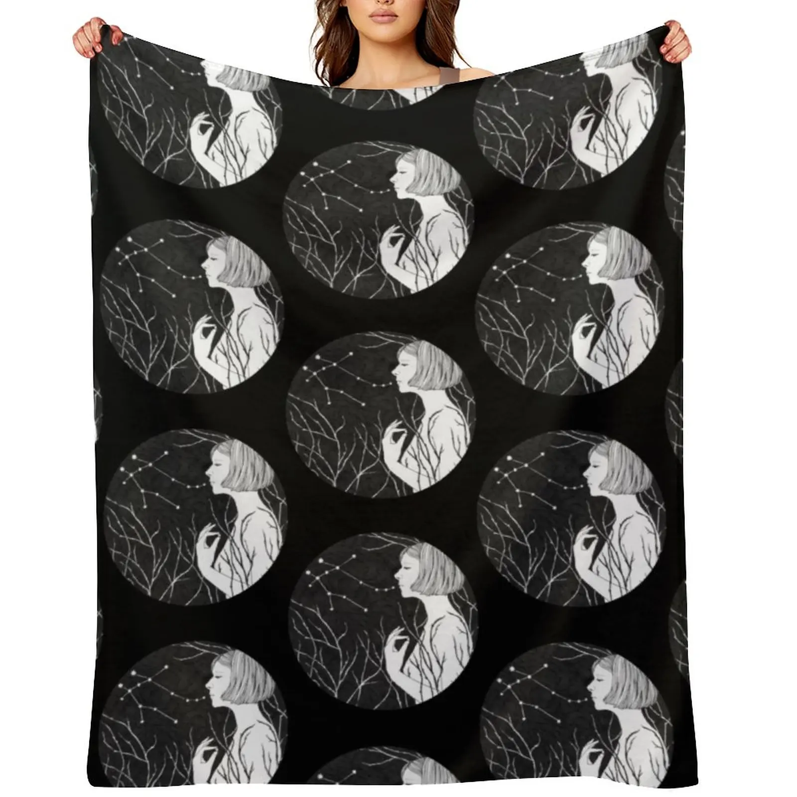 

Constellation Under stars Throw Blanket Soft Beds Thins Travel Tourist Blankets
