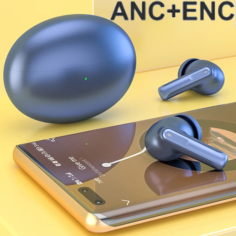 Bluetooth True Wireless Earphones ANC+ENC TWS Headphones Noise Reduction for Blackview BV9900E BV6300 Pro BV9600E BL6000 Pro