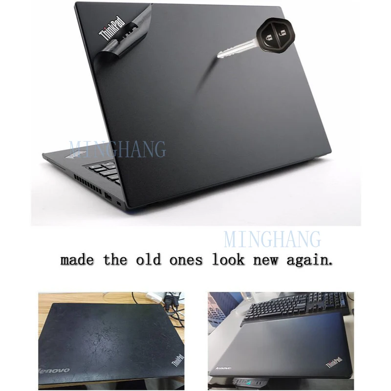 

Черная матовая наклейка-пленка для ноутбуков Lenovo ThinkPad E14 E15 T14 T15