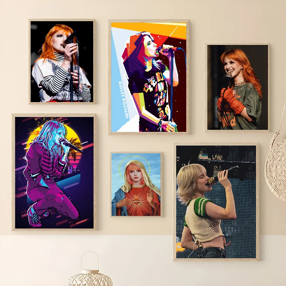 Hayley Williams Singer Classic Movie Posters HD Quality Poster Wall Art Painting Study Nordic Home Decor