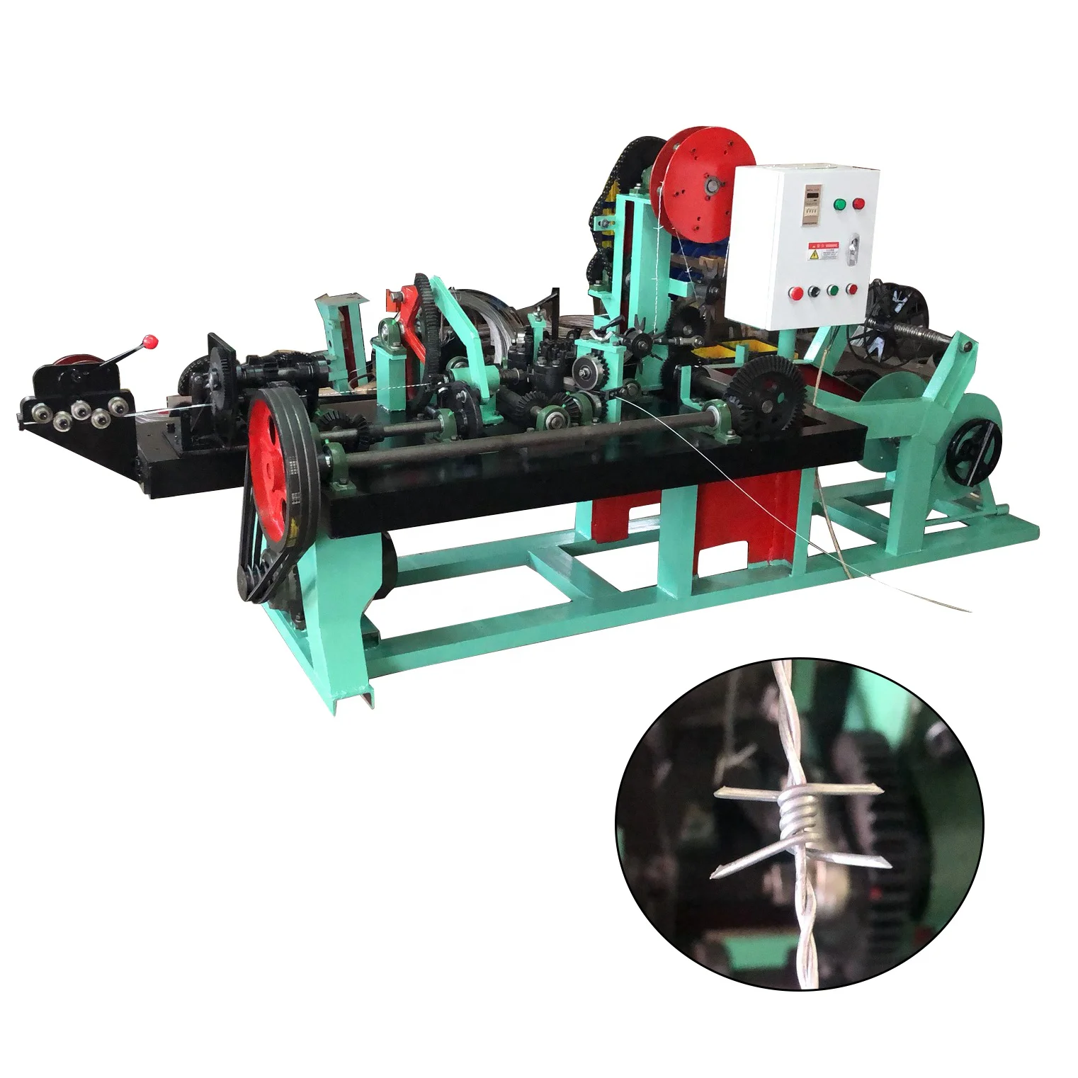 Normal Twisted Double Wires or Single Wire Barbed Wire Making Machine