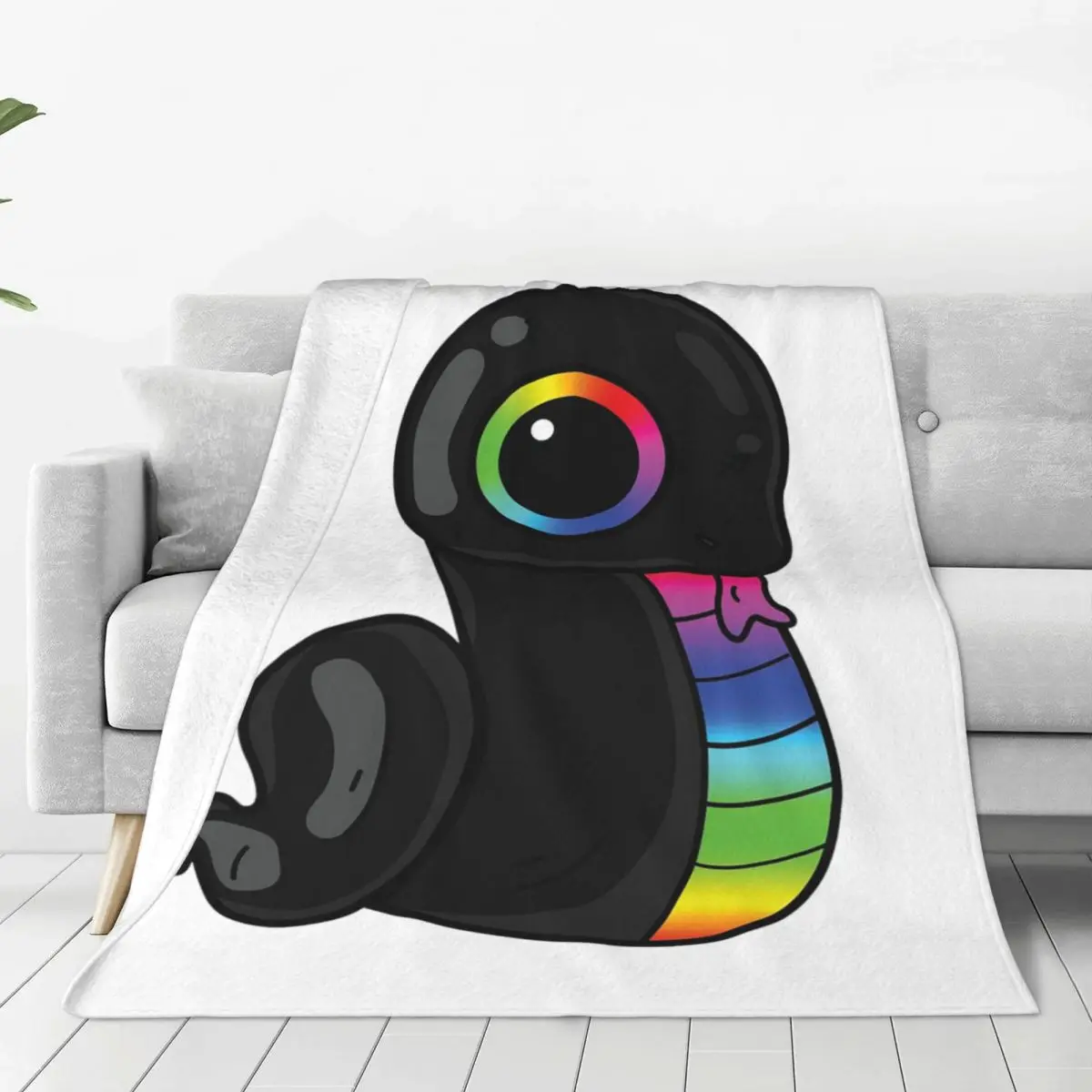 Sneki Snek Fan Design Razer RGB Sticker Blanket Fleece Breathable Throw Blanket For Couch Bedding Travel Throws Bedspread Quilt