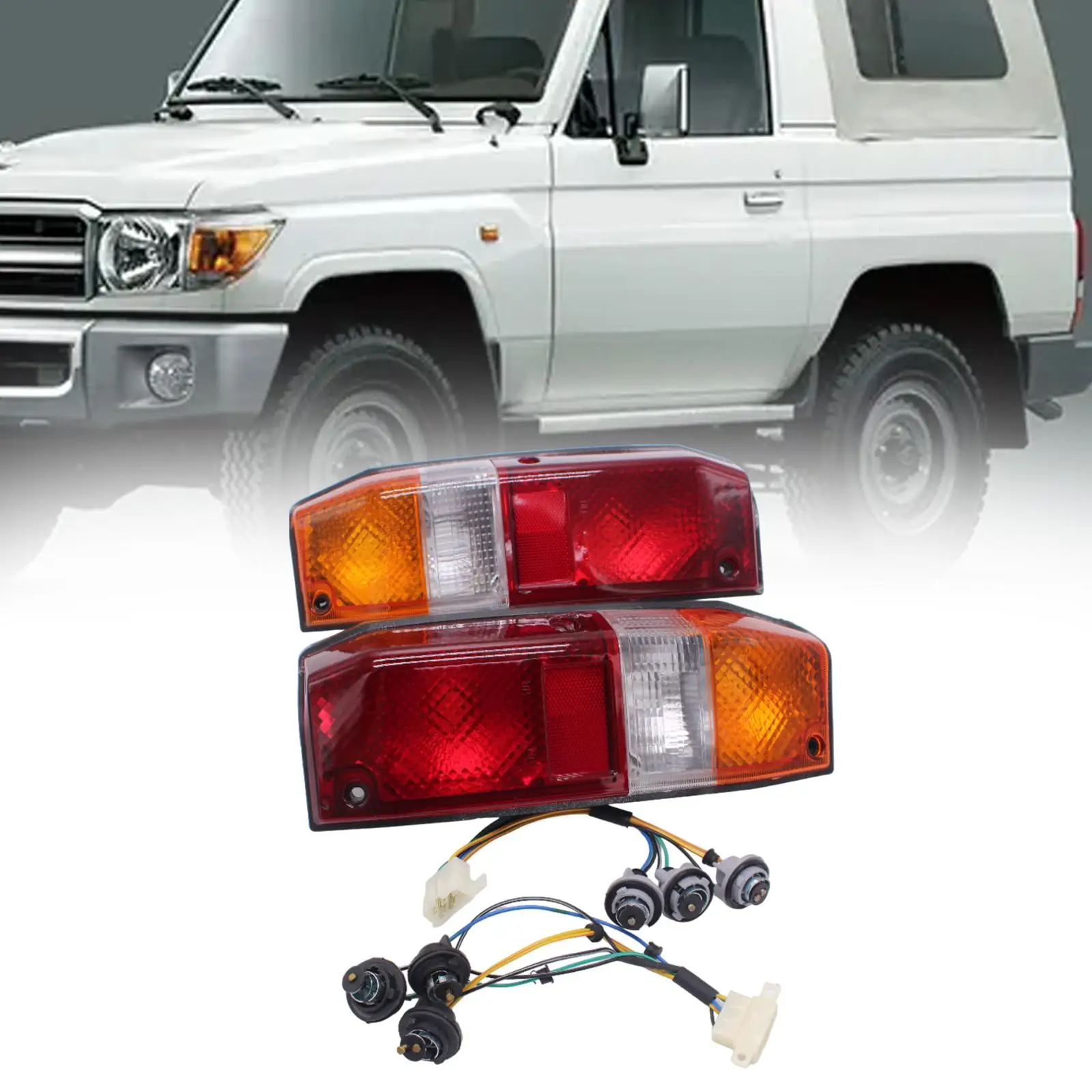 

Tail Light Assembly High Performance Practical Accessories for Toyota for land cruiser 70 Series 1985-1999 75 Series 1985-1999