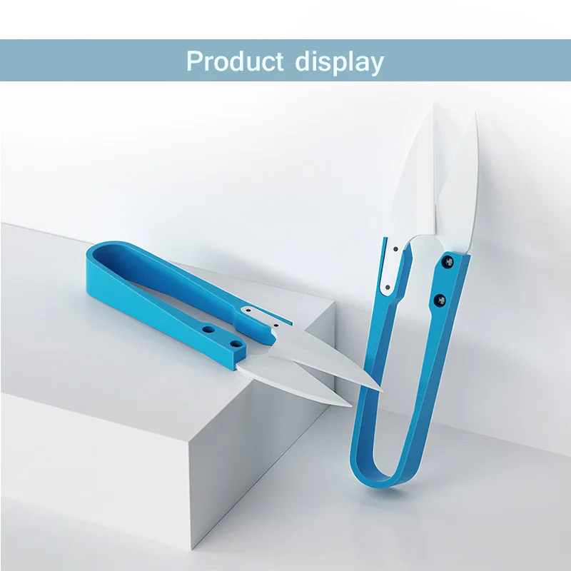 MaAnt U-shaped Insulated Ceramic Cutter Multi-function Sharp Mobile Phone Repair Tool No Electric Shock Line Cutting Scissors