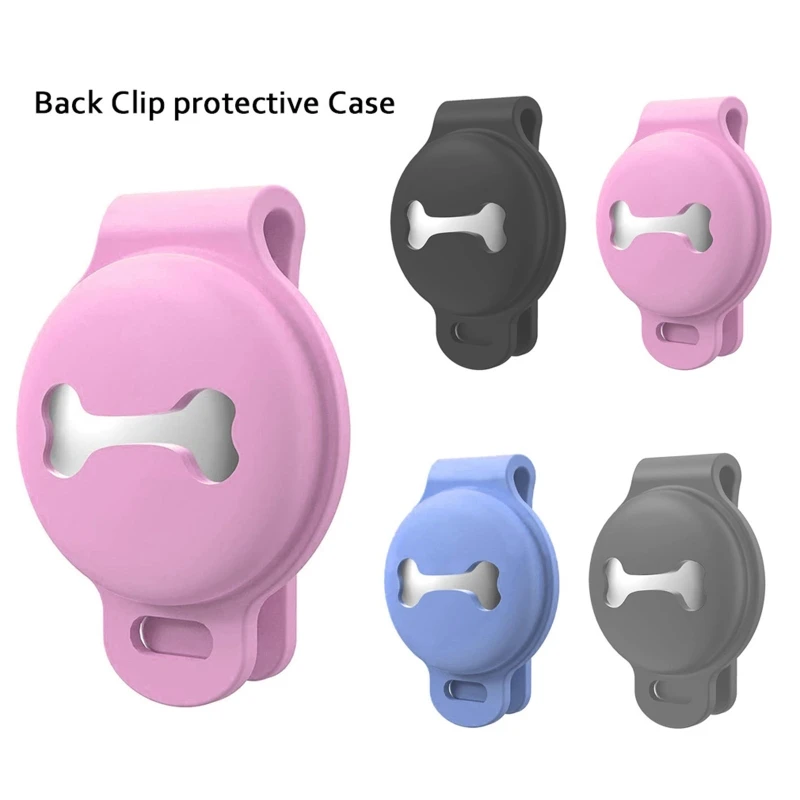 Air-tag Dog Collar Holder Protective Cases for GPS Dog  Silicone Air Tag Cover for MAX Wide 1.4\