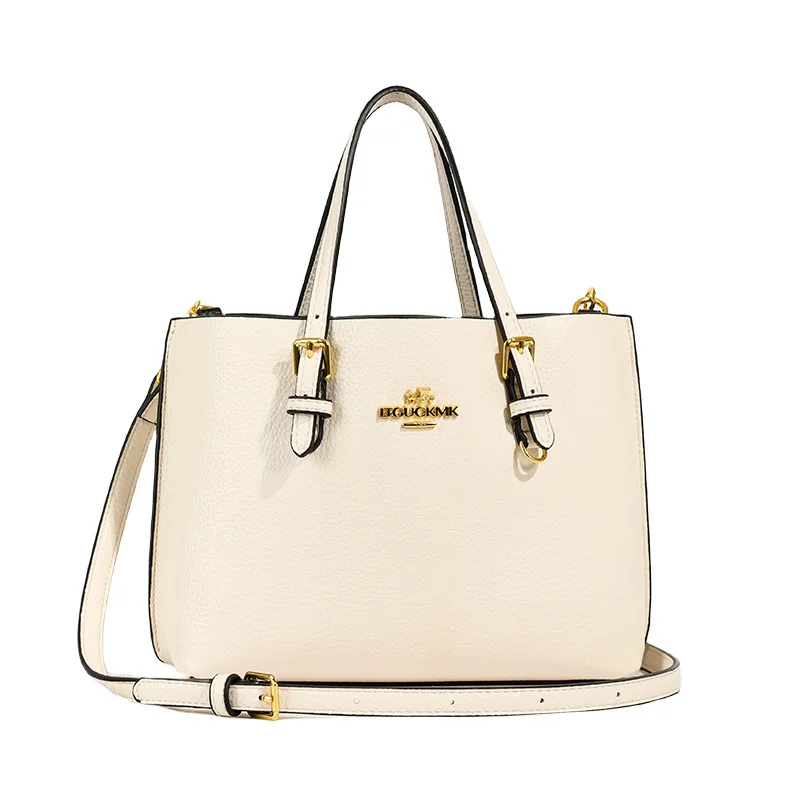 classic-vintage-style-tote-handbag-trendy-versatile-2-in-1-crossbody-bag-with-gold-hardware