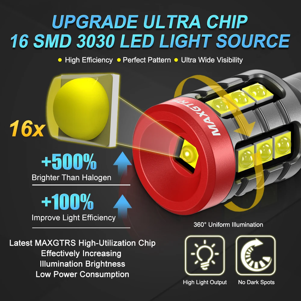 MAXGTRS 2x T15 LED Lampu Rem M - Led Tail Light Bulb Canbus ulasan dan harga