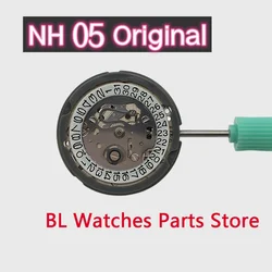 BLIGER New NH05 Lady Watch Movement For Women Automatic Mechanical Watch Original 21 Jewels Watch Parts Date Crown at 3 O'clock