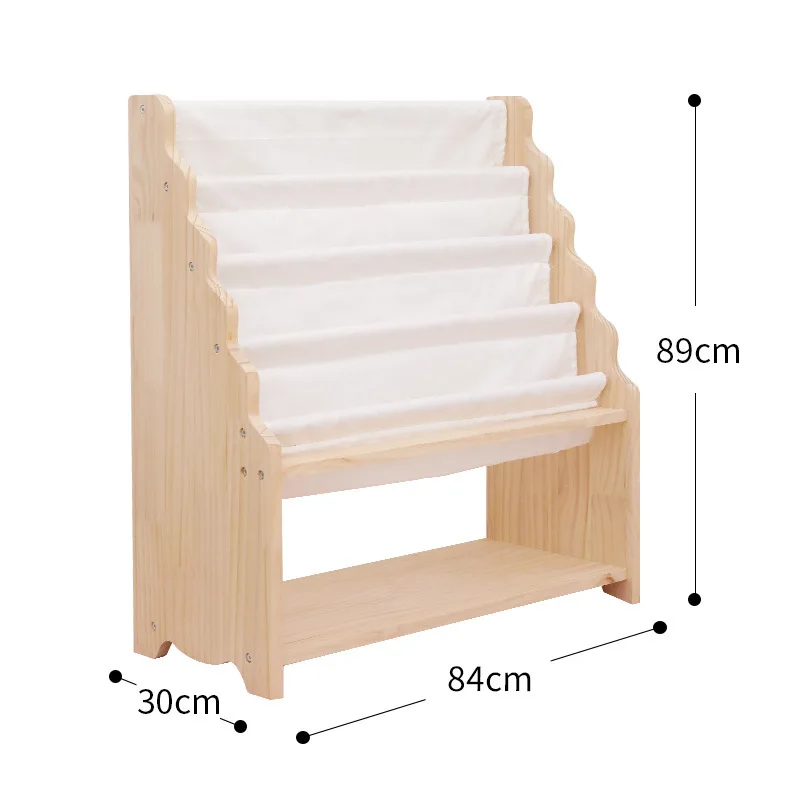 Bookshelf Kids Single-Sided  Birch Plywood Wooden Library Bookcase  bookshelf for classroom