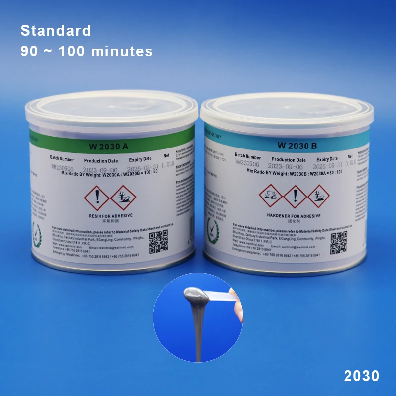 

Standard Epoxy Adhesive Super Strength1.8lb Grey Bonded Metal Wood Ceramic Concrete cardboad China Gray 2030 90 Minutes AB Glue