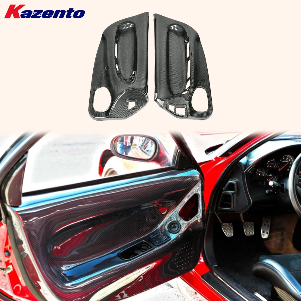 

For Mazda RX7 RX-7 FD3S (RHD Only) Carbon Side Inner Door Card Panel Cover Pair