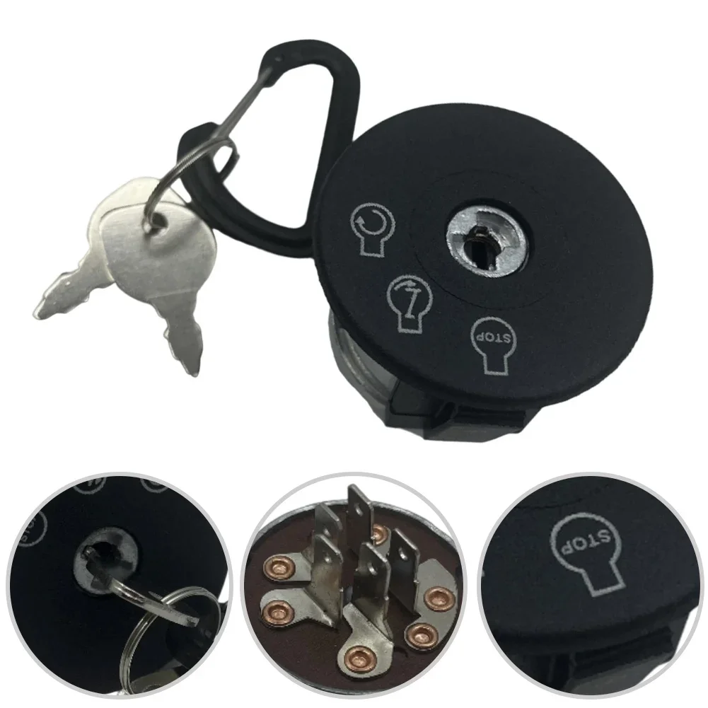 Ignition Switch 33379 483472 7072684YP 03277000 with 2 Protective Keys Suitable for SCAG Freedom Z Equipment Models