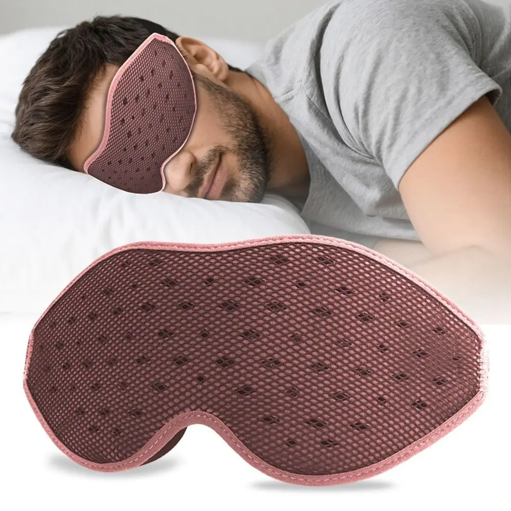 3D Contoured Blocking Light Eye Mask Soft Padded Block Out Light Sleeping Aid Eye Patch Concave Molded Breathable