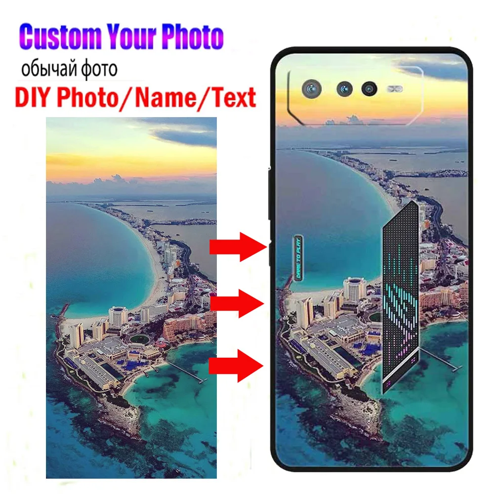 Customized Personalized Photos Cases For ASUS Rog Phone 6 Pro 6D 7 Ultimate 5 3 DIY Cover For ASUS Zenfone 9 10 8 Case Picture - view 2
