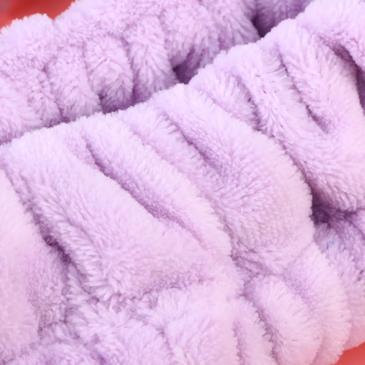 

Cat Ears Elastic Headband Purple for Women Makeup Face Wash Mask Hairstyle Hair Accessory Cute Warm Party Hairband