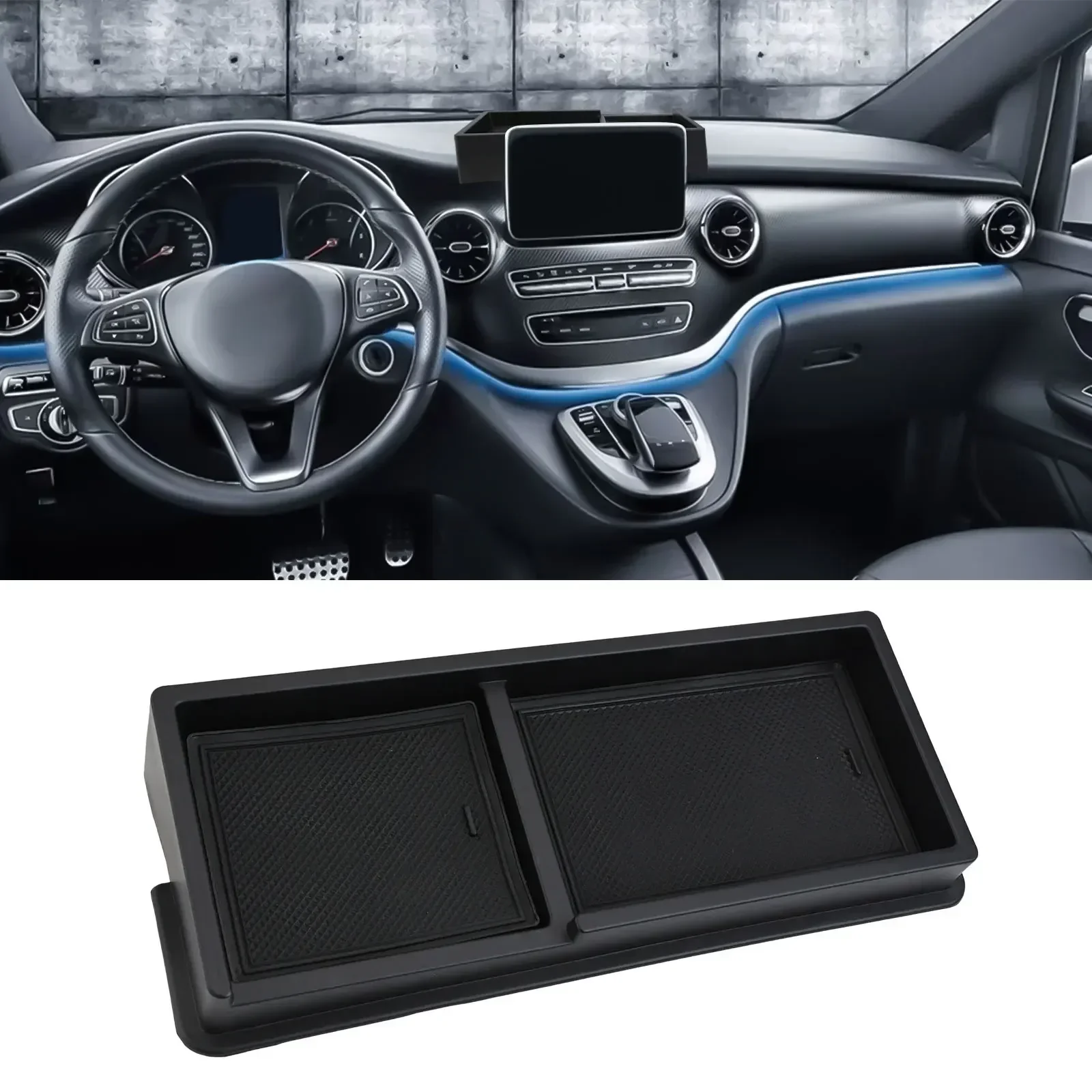 

W447 Storage Organizer Rear Storage For Mercedes As Shown In The Picture Vehicle Navigation Accessory Storage Quick Installation