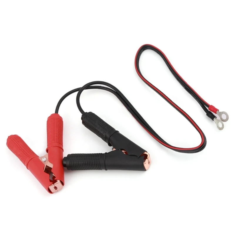 Upgraded 100Amp Car Battery Power Wire Line Cable Power Emergency Line with Jump Starter Alligator Clamp Battery Inverter Cable